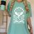 Fantasy Drama Tragedy Dragon Book Magic Gothic Moon Phases Women's Comfort Colors T-Shirt Violet