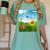 Frutiger Aero Aesthetic Tech Scenery Fishes Sunflower Women's Comfort Colors T-Shirt Violet Frutiger Aero Aesthetic Tech Scenery Fishes Sunflower Women's Comfort Colors T-Shirt Violet