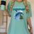Frutiger Aero Splashy Dolphin Y2k Aesthetic Graphic Women's Comfort Colors T-Shirt Violet