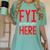 Fyi Introvert Here Raglan Baseball Tee Women's Comfort Colors T-Shirt Violet