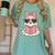 Ghost Reading Book Halloween Cat Lover Women's Comfort Colors T-Shirt Violet Ghost Reading Book Halloween Cat Lover Women's Comfort Colors T-Shirt Violet