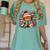 Gingerbread Reading Book Lovers Christmas Bookworm Librarian Premium Women's Comfort Colors T-Shirt Violet