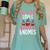 This Girl Loves Books And Gnomes Gardener Dwarf Garden Gnome Women's Comfort Colors T-Shirt Violet