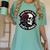 Good Girls Read Dirty Books Smut Reader Dark Romance Skull Women's Comfort Colors T-Shirt Violet