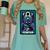 Gothic Girl Tarot Card Introverted Reader And Reading Women's Comfort Colors T-Shirt Violet