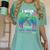 Green Teal Pink In Memory Of My Mom Metastatic Breast Cancer Women's Comfort Colors T-Shirt Violet Green Teal Pink In Memory Of My Mom Metastatic Breast Cancer Women's Comfort Colors T-Shirt Violet