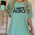 I Hate People Graffiti Introverts Meme Loner Women's Comfort Colors T-Shirt Violet