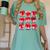 Heart Reading Books Valentine Teacher Boys Girls Book Lover Women's Comfort Colors T-Shirt Violet