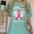 Heart I Wear Pink In Memory Of Nana Breast Cancer Awareness Women's Comfort Colors T-Shirt Violet