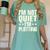 I'm Not Quiet I'm Plotting I Introvert Women's Comfort Colors T-Shirt Violet I'm Not Quiet I'm Plotting I Introvert Women's Comfort Colors T-Shirt Violet