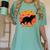 Introvert Retro Sunset Capybara Tee Women's Comfort Colors T-Shirt Violet