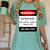 Introvert Warning Danger Do Not Pet Disturb Anti-Social Women's Comfort Colors T-Shirt Violet