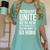 Introverts Unite We'Re Here We'Re Uncomfortable Women's Comfort Colors T-Shirt Violet
