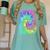 Its A Good Day To Read Book Kids Boys Girls Reading Graphic Women's Comfort Colors T-Shirt Violet