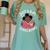 Just A Girl Who Loves Books Cute African American Afro Women's Comfort Colors T-Shirt Violet