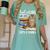 Just a Girl Who Loves Cats And Books Women's Comfort Colors T-Shirt Violet