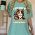Kawaii Feline Book Reading Read Books Pet My Calico Cat Men Women Women's Comfort Colors T-Shirt Violet