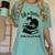 Life Is Better With Cats & Books Tuxedo Cat Mom Women Women's Comfort Colors T-Shirt Violet