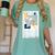 Little Miss Muffet Reading a Picture Book Women's Comfort Colors T-Shirt Violet