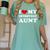 I Love My Introvert Aunt I Heart My Introvert Aunt Women's Comfort Colors T-Shirt Violet