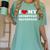 I Love My Introvert Daughters Heart My Introvert Daughters Women's Comfort Colors T-Shirt Violet