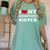 I Love My Introvert Sister I Heart My Introvert Sister Women's Comfort Colors T-Shirt Violet I Love My Introvert Sister I Heart My Introvert Sister Women's Comfort Colors T-Shirt Violet