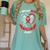 In Memory Of Aunt Heart Disease American Heart Month Women's Comfort Colors T-Shirt Violet In Memory Of Aunt Heart Disease American Heart Month Women's Comfort Colors T-Shirt Violet
