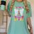 Memory Of My Dad My Dad In Heaven Women's Comfort Colors T-Shirt Violet