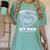 In My Memory Of My Dad STOMACH CANCER AWARENESS Women's Comfort Colors T-Shirt Violet