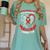 In Memory Of Daughter Heart Disease Awareness Month Memorial Raglan Baseball Tee Women's Comfort Colors T-Shirt Violet