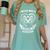 In Memory Of Godfather Lung Cancer Awareness Products Women's Comfort Colors T-Shirt Violet