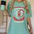 In Memory Great Granddaughter Heart Disease Awareness Month Raglan Baseball Tee Women's Comfort Colors T-Shirt Violet In Memory Great Granddaughter Heart Disease Awareness Month Raglan Baseball Tee Women's Comfort Colors T-Shirt Violet