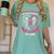 In Memory Of My Mom Breast Cancer Awareness Pink Heart Women's Comfort Colors T-Shirt Violet In Memory Of My Mom Breast Cancer Awareness Pink Heart Women's Comfort Colors T-Shirt Violet