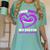 In My Memory Of My Sister DOMESTIC VIOLENCE AWARENESS Women's Comfort Colors T-Shirt Violet In My Memory Of My Sister DOMESTIC VIOLENCE AWARENESS Women's Comfort Colors T-Shirt Violet