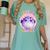 Not a Hugger Cute Pufferfish Autism Awareness Introverts Women's Comfort Colors T-Shirt Violet Not a Hugger Cute Pufferfish Autism Awareness Introverts Women's Comfort Colors T-Shirt Violet