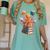 Octopus Book Reading Book Reader Ocean Octopus Women's Comfort Colors T-Shirt Violet