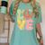 Peace Sign Love Groovy Vibes Costume Nostalgia 1980s Fashion Women's Comfort Colors T-Shirt Violet