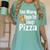 Pizza Lover Saying Introvert Anti Social Humor Foodie Women's Comfort Colors T-Shirt Violet