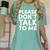 Please Don't Talk To Me Introvert Graphic Women's Comfort Colors T-Shirt Violet