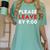 Please Leave By 9 Introvert Party Anti-Social Birthday Women's Comfort Colors T-Shirt Violet