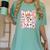 Preppy Coquette Bow Ghost Reading Books Halloween Book Women's Comfort Colors T-Shirt Violet