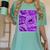 Purple Comic Book Purple Color Graphic Women's Comfort Colors T-Shirt Violet