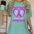 Purple In Memory Of Mother In Law Alzheimers Dementia Heart Women's Comfort Colors T-Shirt Violet Purple In Memory Of Mother In Law Alzheimers Dementia Heart Women's Comfort Colors T-Shirt Violet