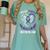Purple In Memory Of My Sister In Law Alzheimers Back Graphic Women's Comfort Colors T-Shirt Violet