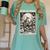 Read In Peace Skeleton Book Lover Bookworm Book Women's Comfort Colors T-Shirt Violet