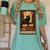 The Reader Cat Book Reading Halloween Tarot Card Women's Comfort Colors T-Shirt Violet