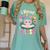 Reading Axolotl Book Lover Wildflowers Women's Comfort Colors T-Shirt Violet