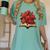 Red Roses Flowers Book Floral Women's Comfort Colors T-Shirt Violet