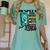 Respect Elders Cellphone Pushing Books In a Wheelchair Women's Comfort Colors T-Shirt Violet