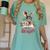 Santa's Favorite Book Dragon Christmas Magic Women's Comfort Colors T-Shirt Violet